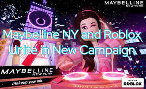 maybelline ny and roblox unite makeup