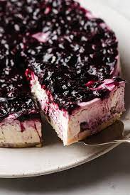 keto blueberry cheesecake no bake