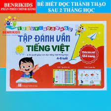 Tập Đánh Vần Tiếng Việt Phiên Bản Mới 124 Trang Cho Bé Từ 4-6 Tuổi Đồ Chơi  Giáo Dục Benrikids