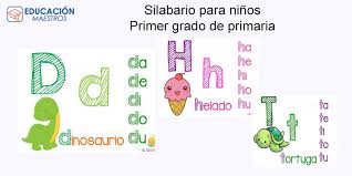 silabario didáctico para niños