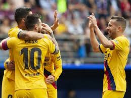 Barcelona is on the road. Barcelona Vs Eibar Lionel Messi Luis Suarez And Antoine Griezmann Star In Barcelona S La Liga Win Over Eibar Football News