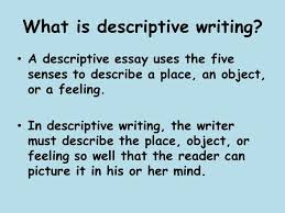 what is a descriptive essay the best