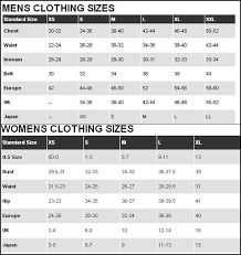 Wetsuit Size Charts For All Known Brands 360guide