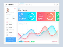 Fitness Tracker App Dashboard Interaction By Ketan For