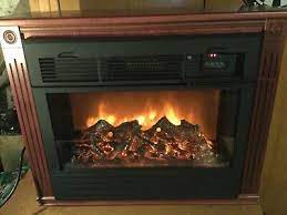 Fireless Flame Fireplace Amish Made