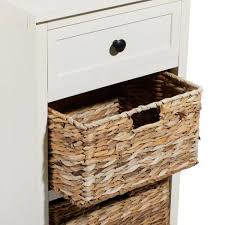 White Wood Traditional Storage Unit