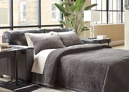 sleeper grey sofa bed coburg