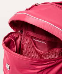 lululemon run all day backpack ii 13l ruby red