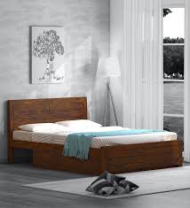Segur Solid Wood Queen Size Bed