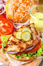 Best Grilled Chicken Breast Sandwich Recipe gambar png