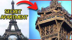 eiffel tower has a secret apartment