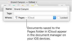 Save And Name A Document In Pages On Mac Apple Support