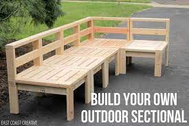 Quality outdoor furniture can be quite the investment, so it's a good idea to protect it from birds, insects and foul weather. How To Build An Outdoor Sectional Knock It Off Diy Patio Pallet Furniture Outdoor Diy Outdoor Furniture