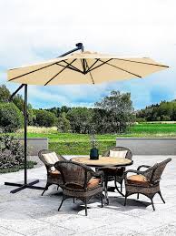 Patio Umbrella With 32 Solar Led Lights