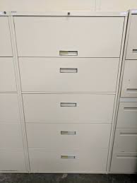 5 drawer putty lateral file cabinet