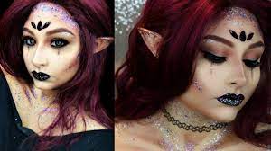 dark fairy halloween makeup tutorial