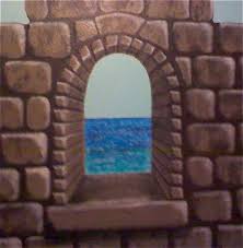 How To Paint An Easy Faux Castle Wall
