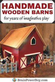 handmade wooden toy barns for years of
