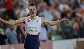 Karsten warholm (nor) after winning gold in the 400m hurdles. Karsten Warholm Smashes 29 Year Old 400m Hurdles World Record Aw