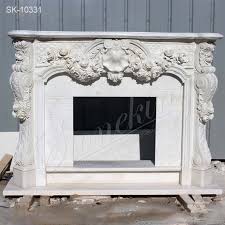 Top Ing French Marble Fireplace