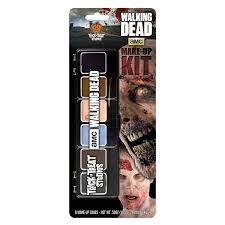 the walking dead makeup kit 6 colors w