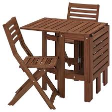 ÄpplarÖ Table 2 Folding Chairs Outdoor