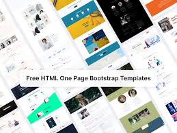 free one page templates
