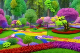 colorful nature background graphic by