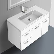loren floating bathroom vanity modern