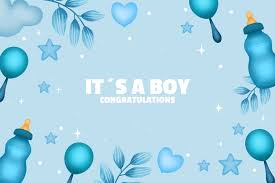 baby boy shower background images