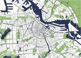 Location of amsterdam (netherlands) on map, with facts. City Map Of Amsterdam Netherlands Royalty Free Cliparts Vectors And Stock Illustration Image 85116714