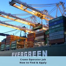 crane operator job in how to