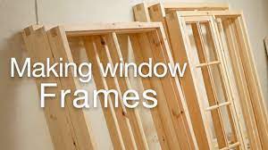 Window case - Making wooden window frames - YouTube
