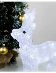 acrylic led reindeer 31cm