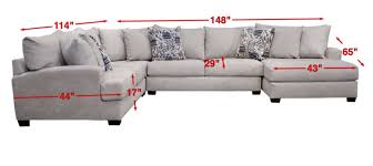 Sensation Dove Right Side Sectional