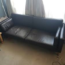 Ikea Genuine Leather Sofa 3 5 Seater