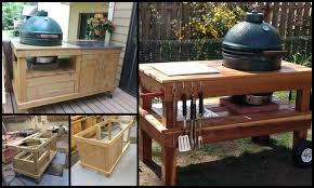 diy barbecue grill table a great way