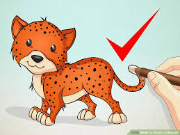 3 cheetah drawing easy for free download on ayoqq org. Easy Cartoon Cheetah Face