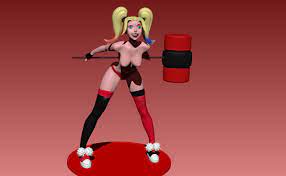 STL file harley quinn nsfw・3D printable model to download・Cults