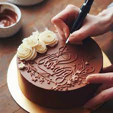 Нанесение надписи из шоколада на торт | Товары для кондитера  VeryBerryShop.ru