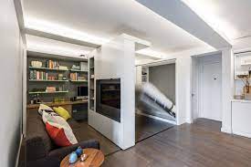 Sliding Wall Transforms Small Apartment