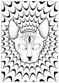 These creative coloring pages can help. Remarkable Trippy Coloring Pages Haramiran Coloring Home