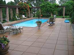 Concrete Pool Deck Paint Painted