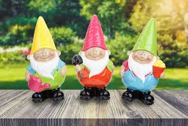 Shiny Standing Garden Gnomes Offer