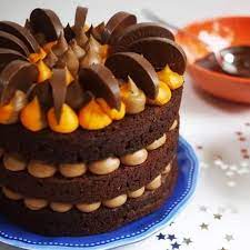 Chocolate Orange Sponge Cake gambar png