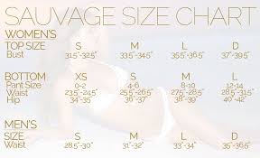 Size Chart Sauvage