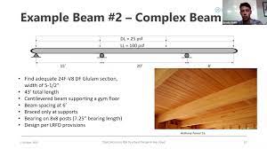 wood beam using nds 2018 in clearcalcs