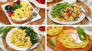 4 healthy scrambled egg recipes easy