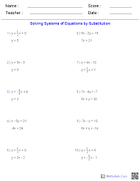 pre algebra worksheets systems of