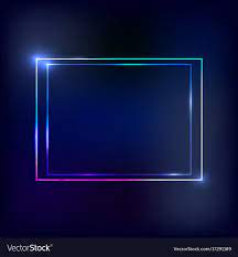 neon frame royalty free vector image